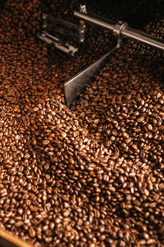 Präzises Rösten der Kaffeebohnen