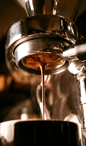 Langsame Extraktion des Espressos